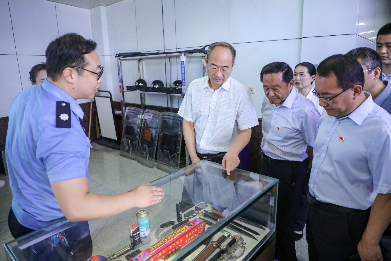 栾健到钱柜qg777调研并开展清静生产督导检查